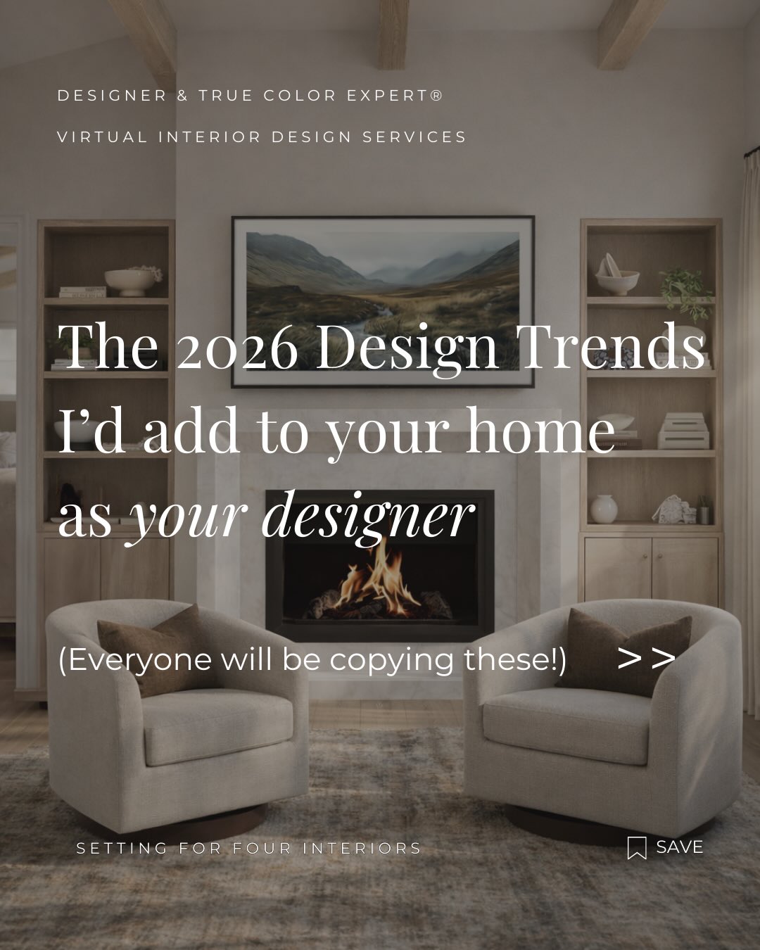 2026 interior design trends... - Setting For Four Interiors | Facebook