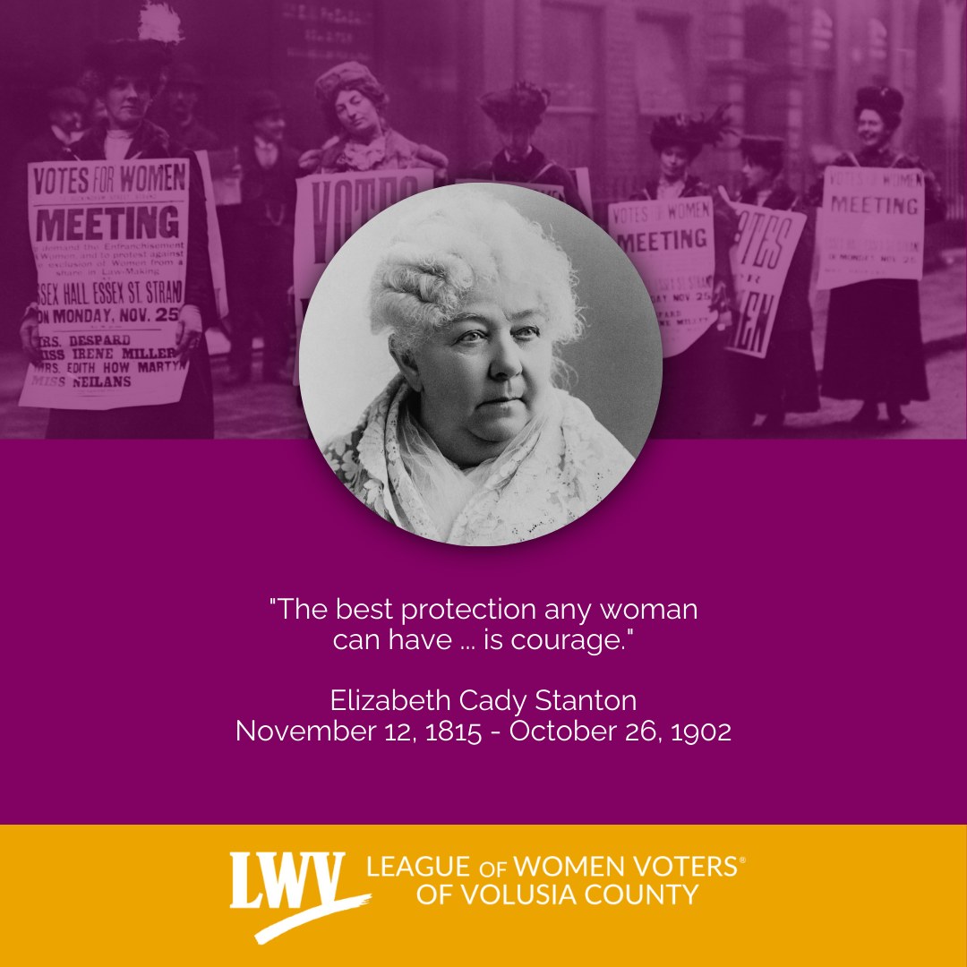 League - Elizabeth Cady Stanton was an American writer and activist who ...