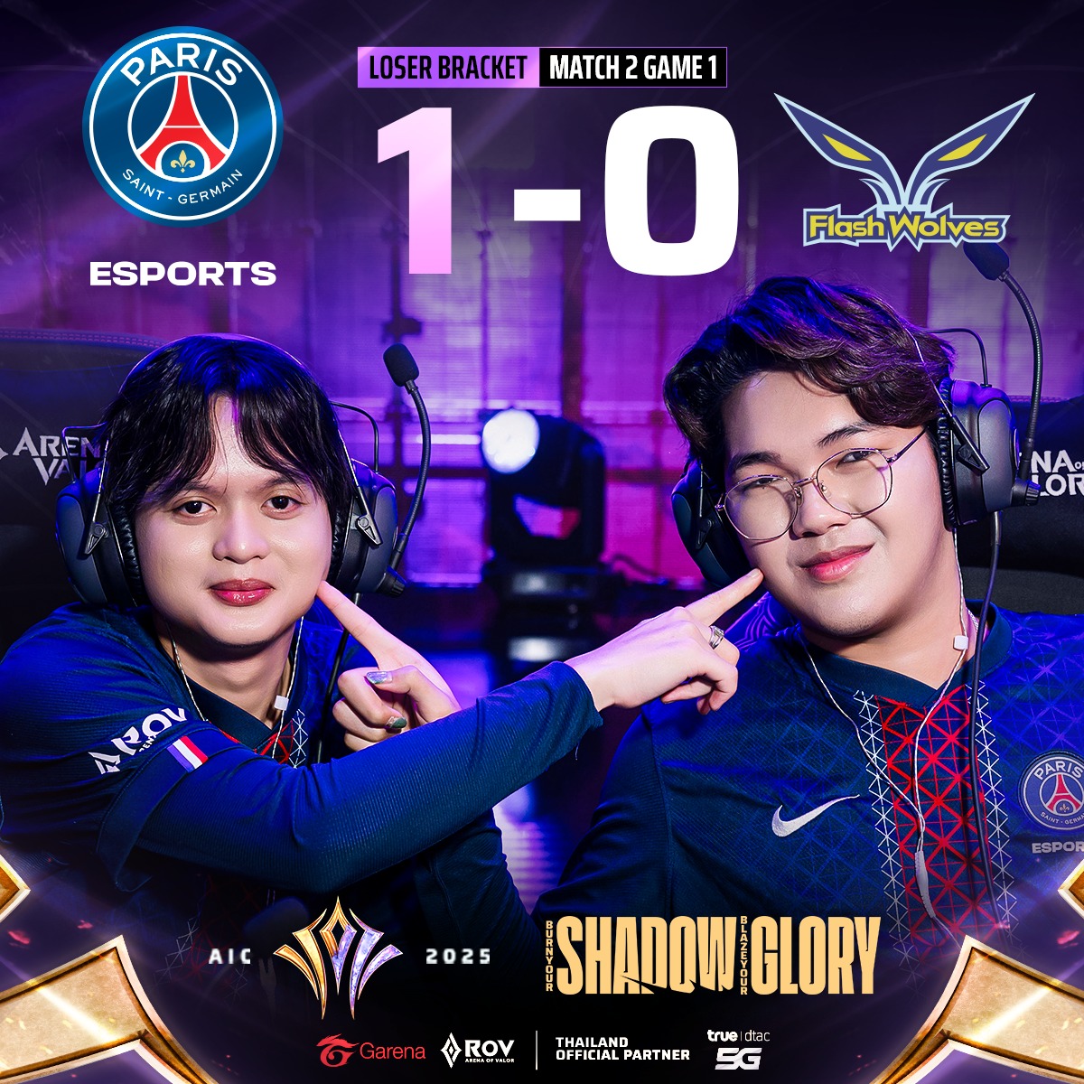 วัยรุ่นปารีส 🇫🇷PSG Esports... - Garena RoV Tournament | Facebook