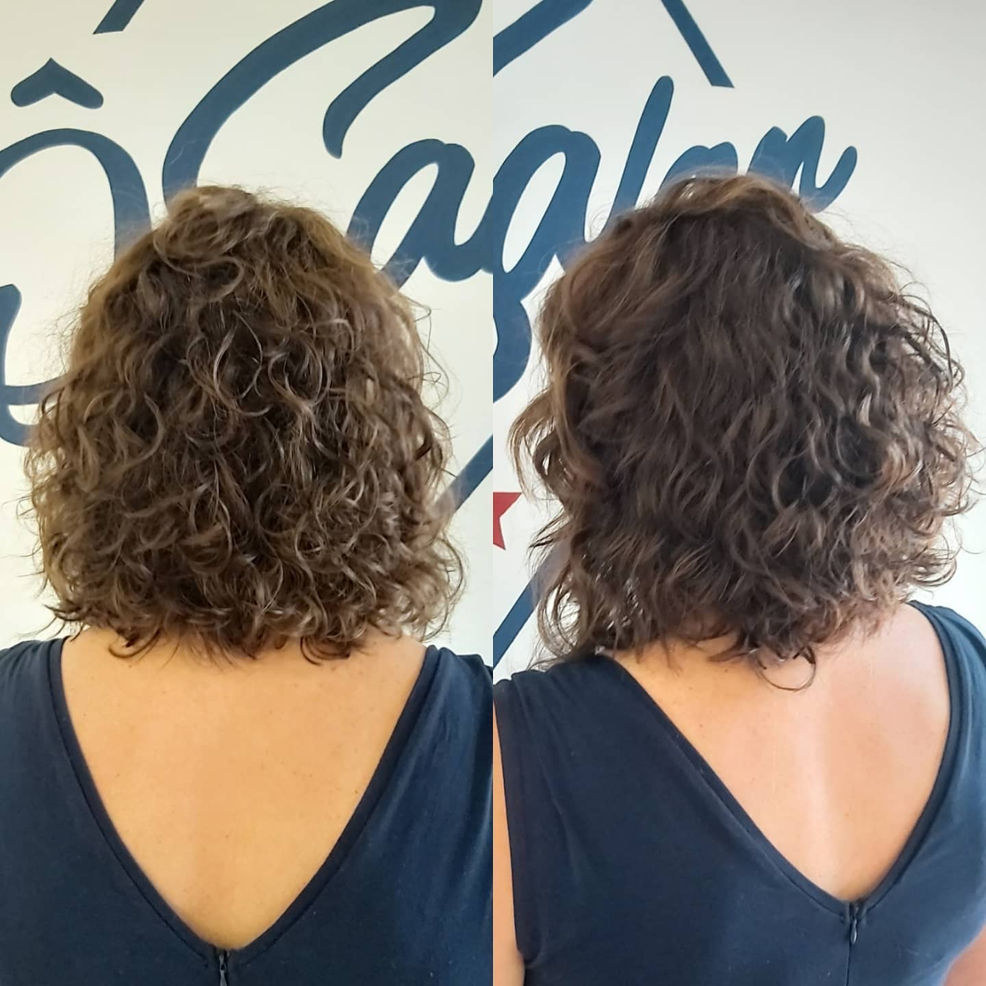Carré Plongeant Long Cheveux Bouclés