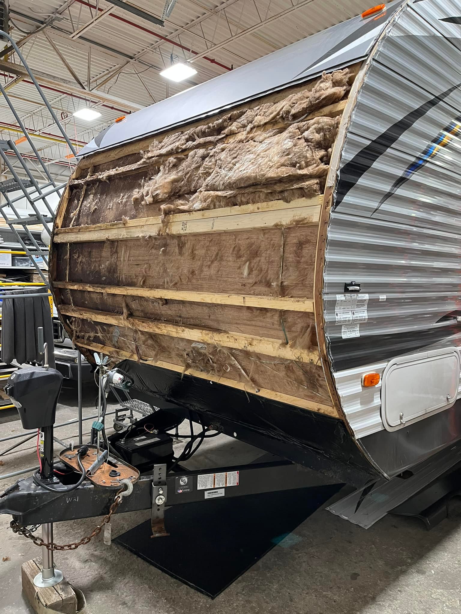Damaged front end... - Rivertown RV Repair Sales & Service
