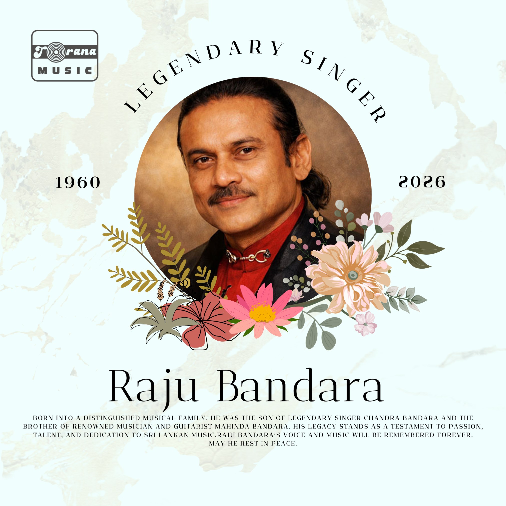 Torana - With deep respect and sadness, we remember Raju Bandara, a ...