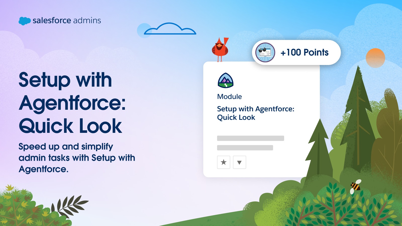 Salesforce - A new Trailhead module is here: Setup with Agentforce ...