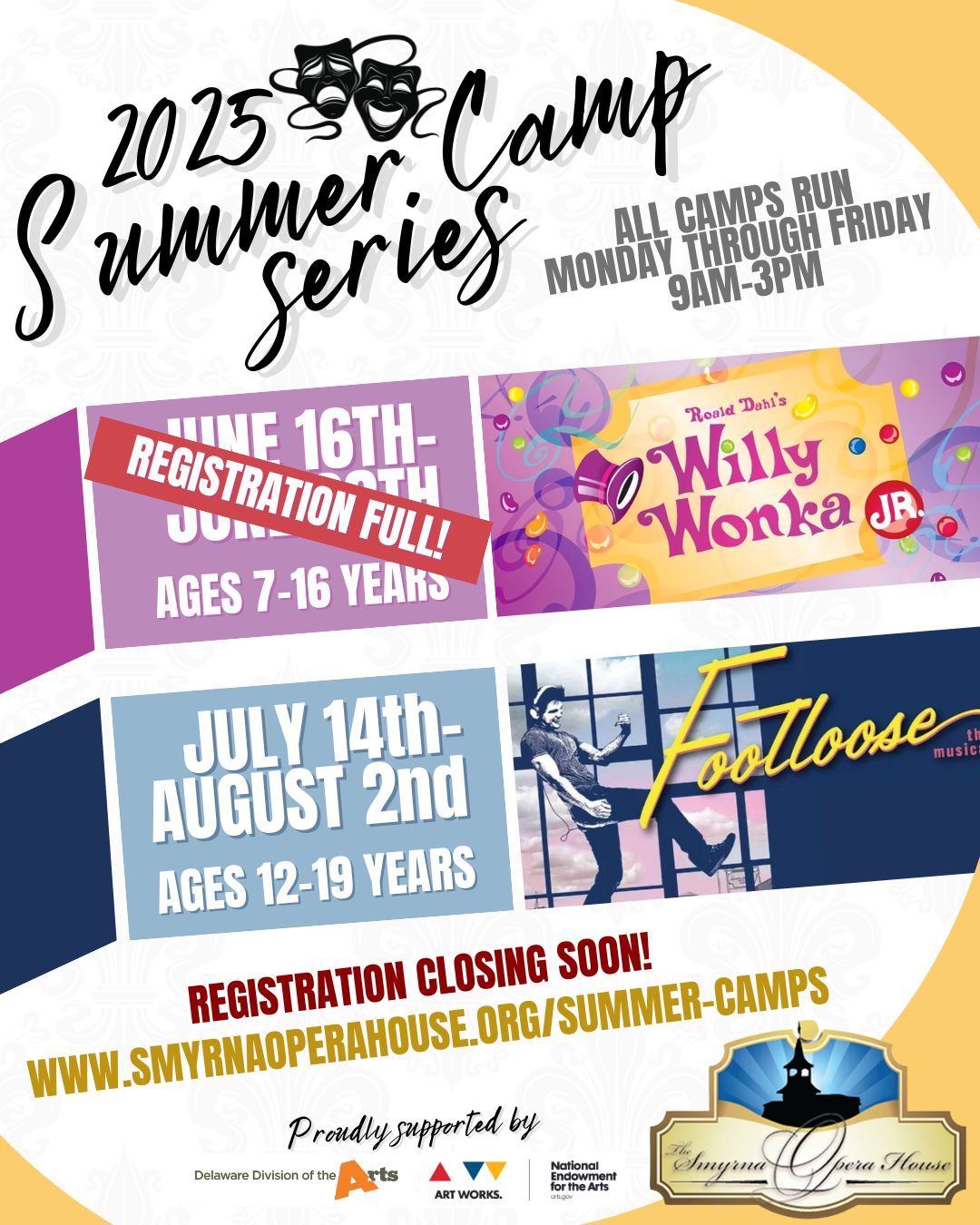 OUR WILLY WONKA JR SUMMER CAMP IS... - Smyrna Opera House | Facebook
