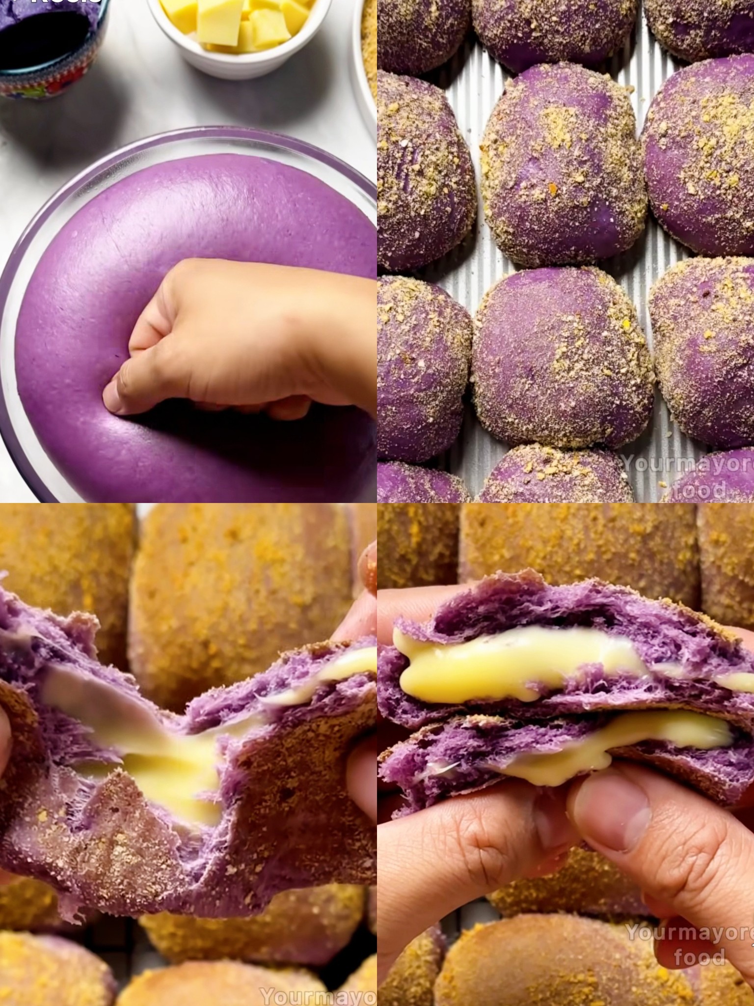 YourMayores - Ube Cheese Pandesal Ang sarap Ingredients 500 grams 1st ...