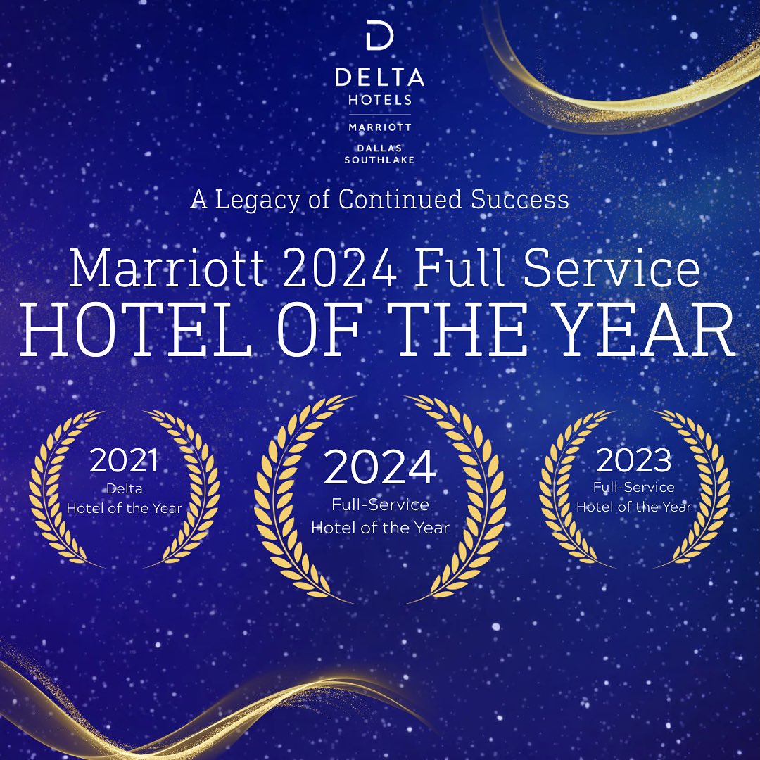 Delta - 🌟 Three-Time Winner: Marriott Hotel of the Year! 🌟 We’re ...
