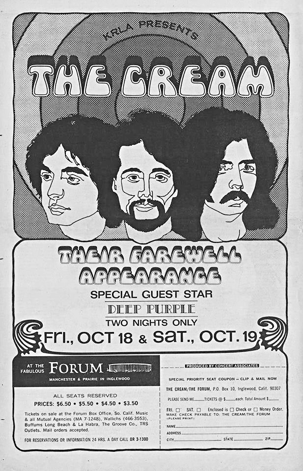 4 concert discs, 1 legendary farewell tour in 1968 Oakland