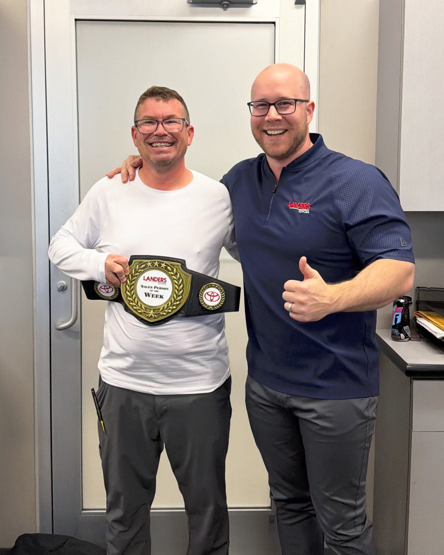Heath Ericson named salesperson of the week at Landers Toyota