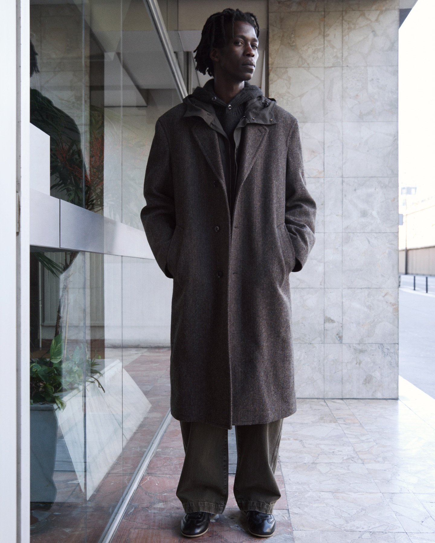 Utility and tradition: technical outerwear in Harris Tweed 