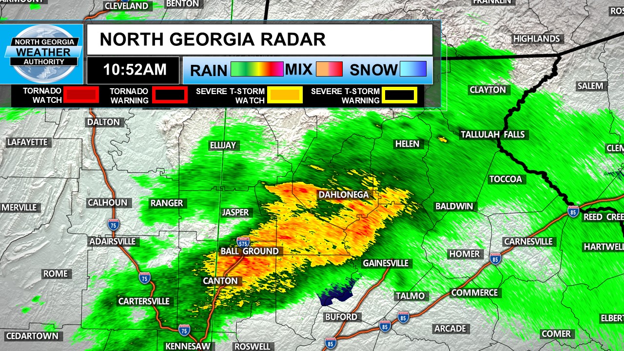 A good coverage of... - North Georgia Weather Authority | Facebook