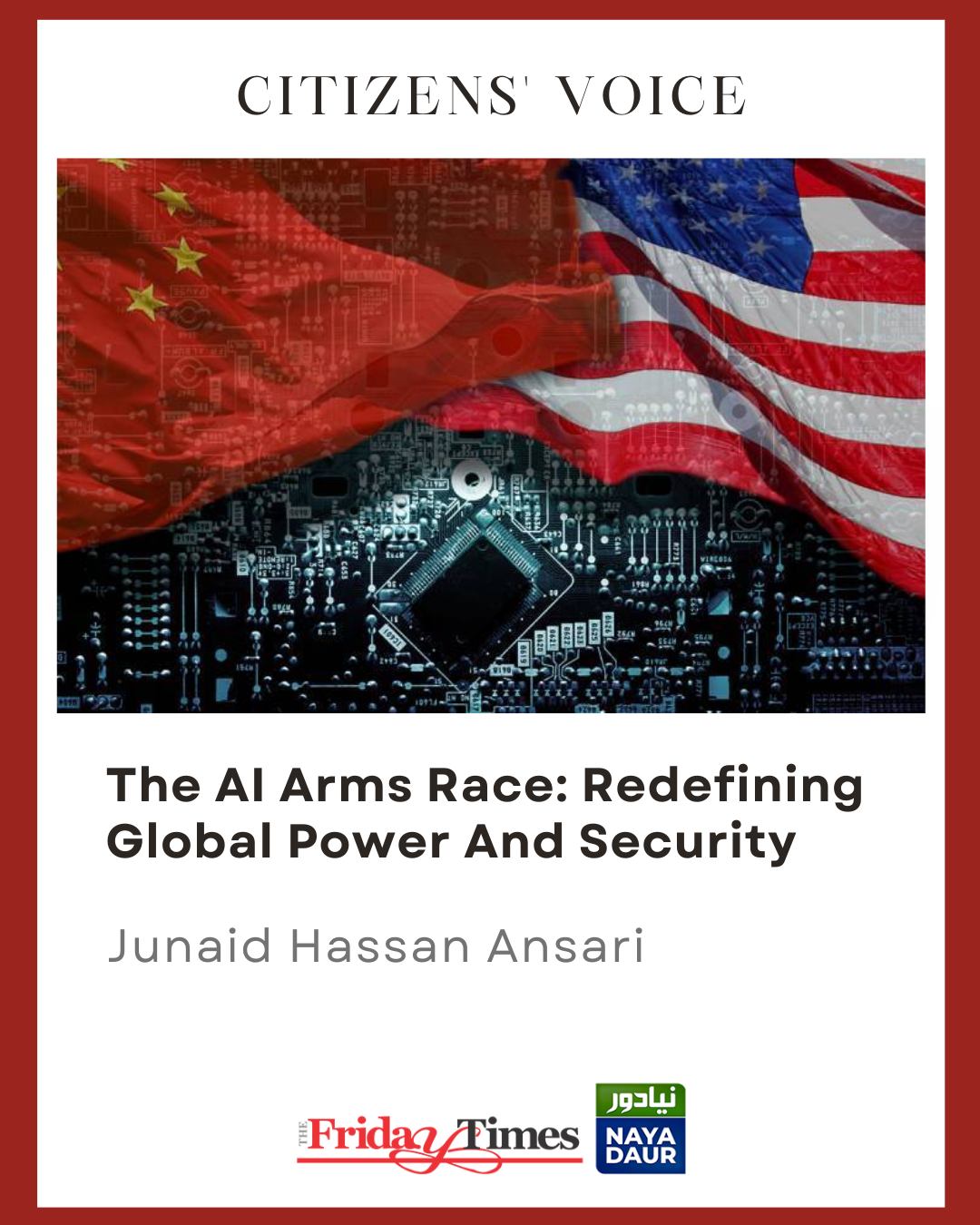 The Friday - The AI arms race is reshaping global power, with nations ...