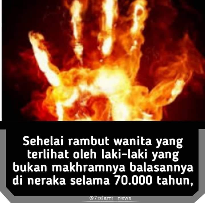 Hasanah Tag Sehelai Rambut Wanita Yang Terlihat Oleh Facebook