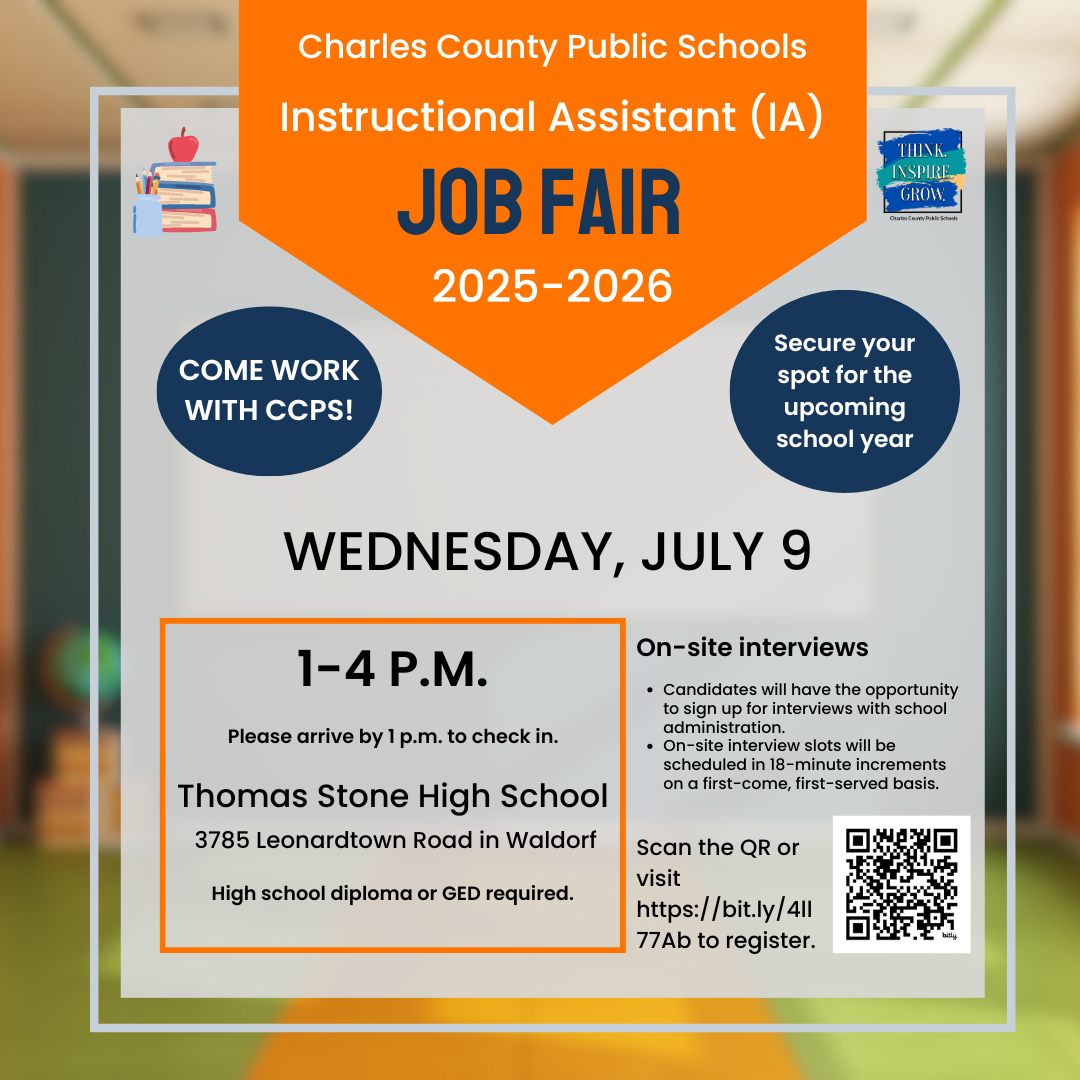 Interested in working with... - Charles County Public Schools | Facebook