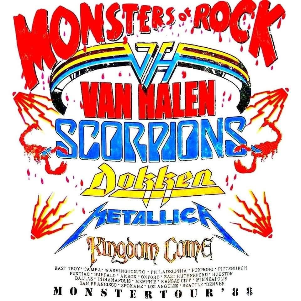 邦楽 MAGIC ROCK'A BEAT COLLECTION 1988-2000 Monsters of Rock Concert at Irvine Meadows in 1988