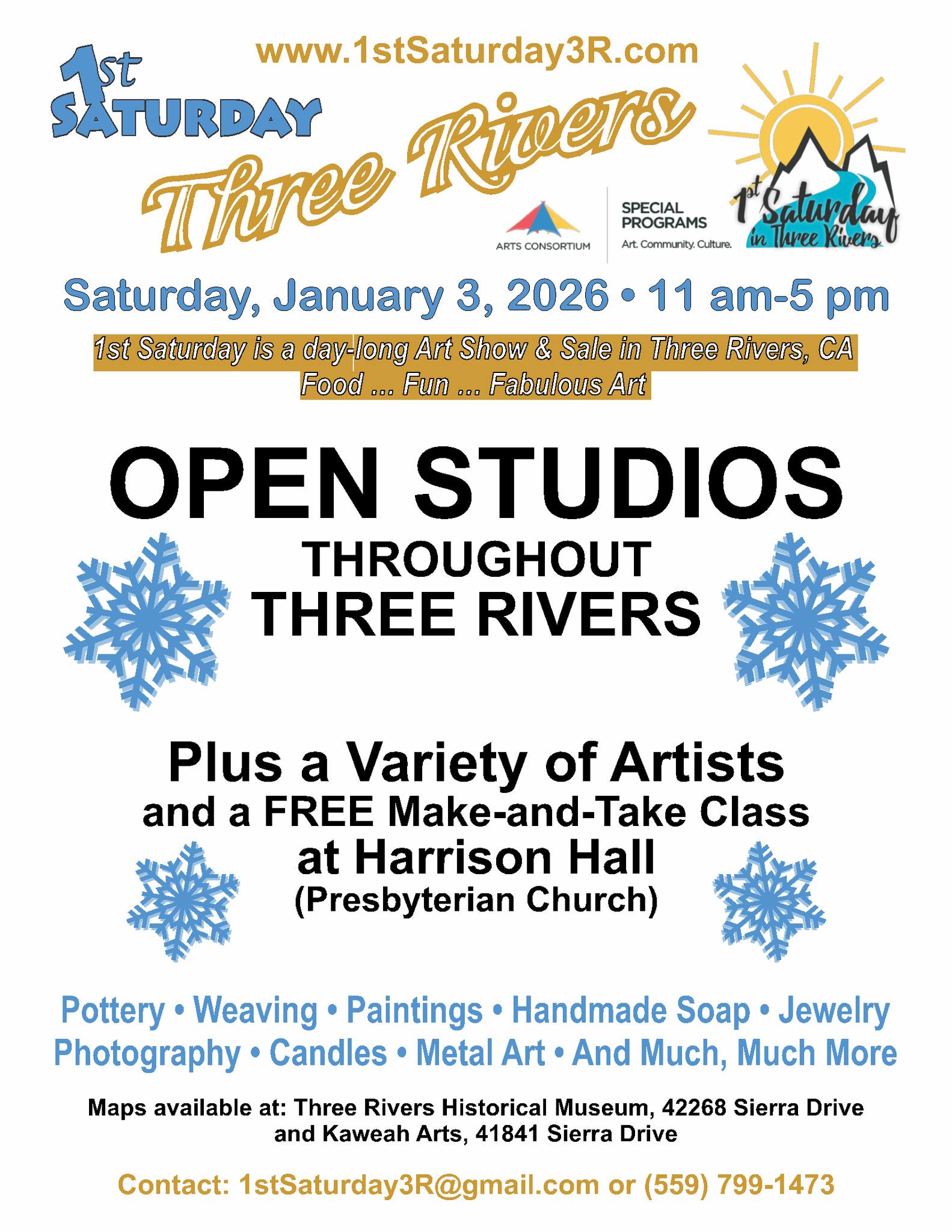 1st Saturday Three Rivers | Three Rivers CA