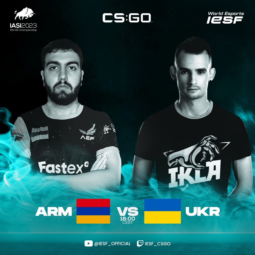 6 PM CEST - ARM... - IESF - International Esports Federation | Facebook