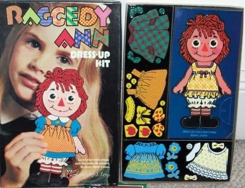 I had this Raggedy Ann Colorform set Dressed her up for years