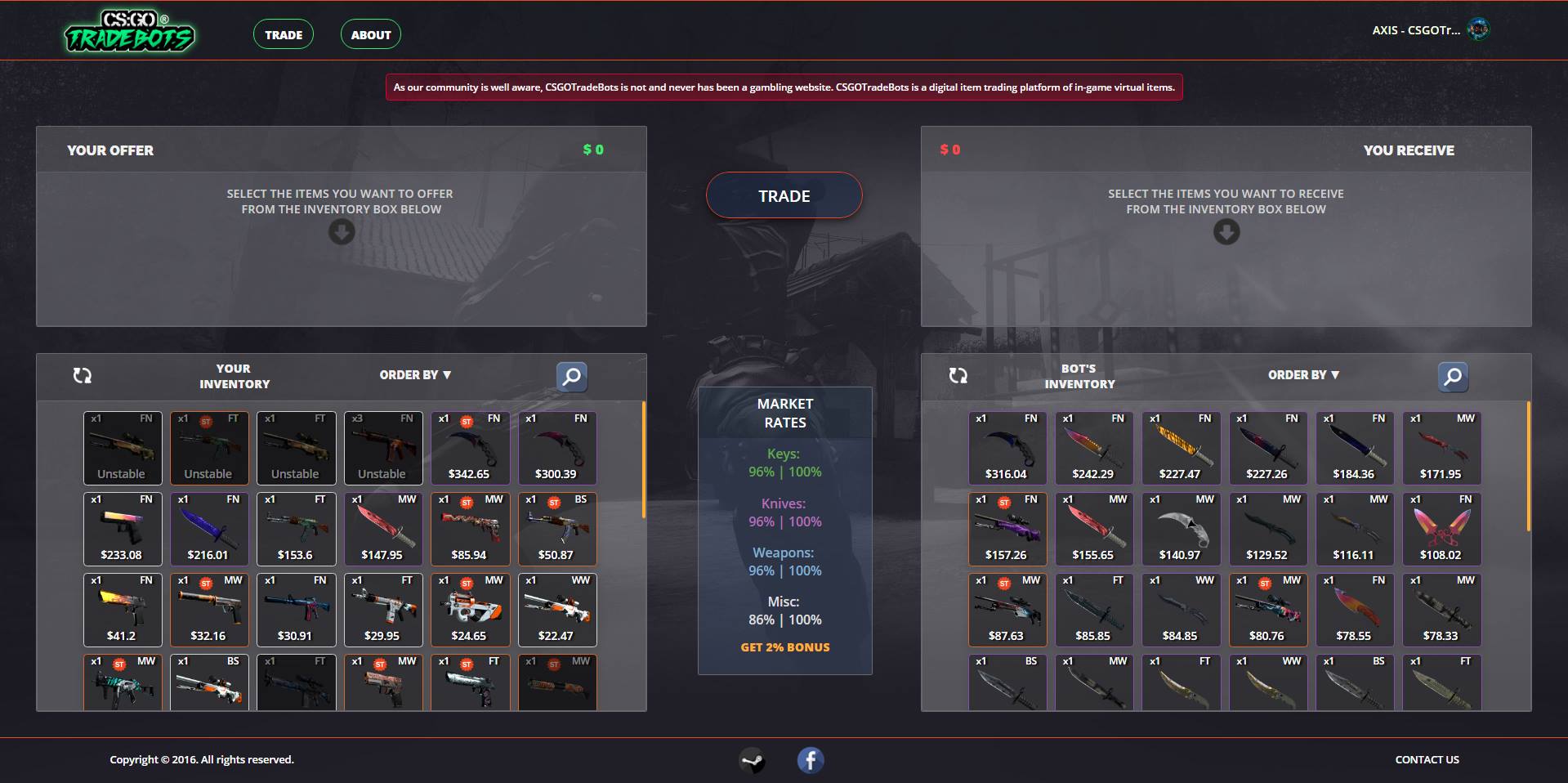 CS:GO Trade BOT