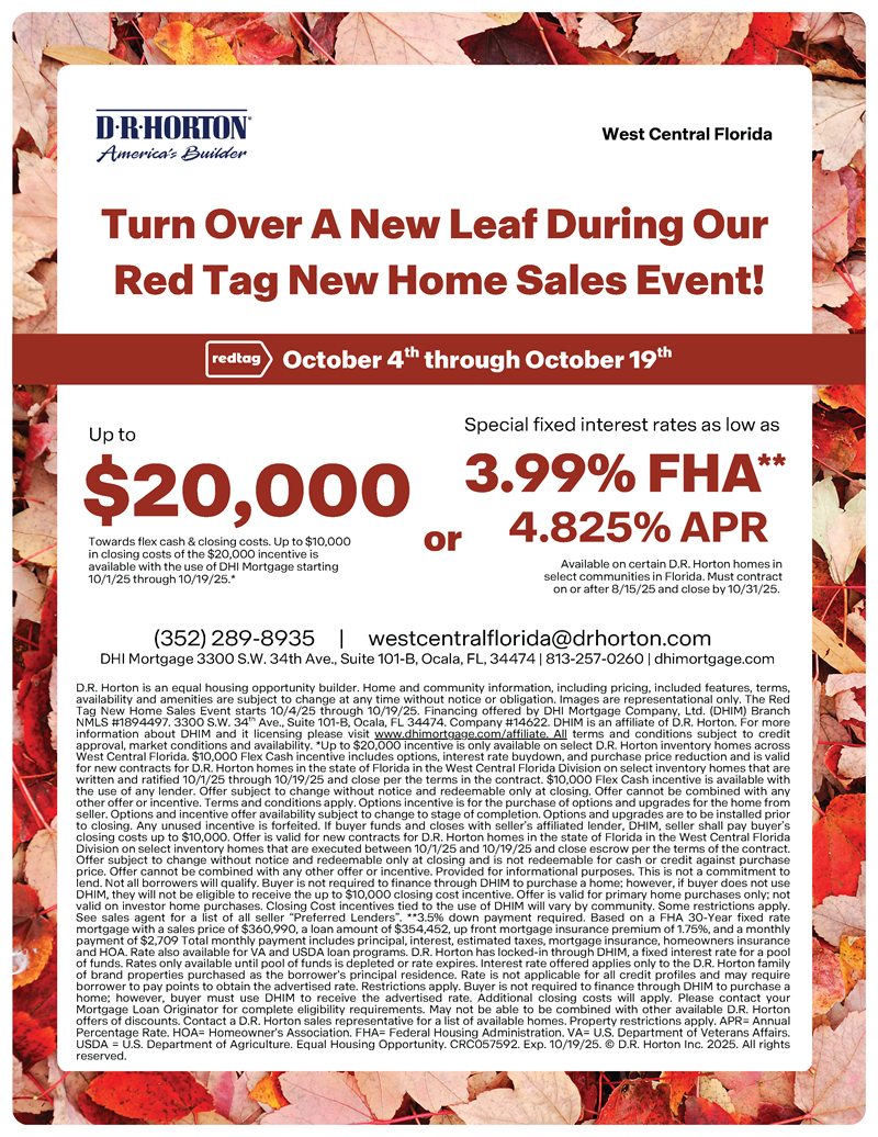 D.R. - Make your move today! 🔖🎈 The Red Tag New Home Sales Event wraps ...