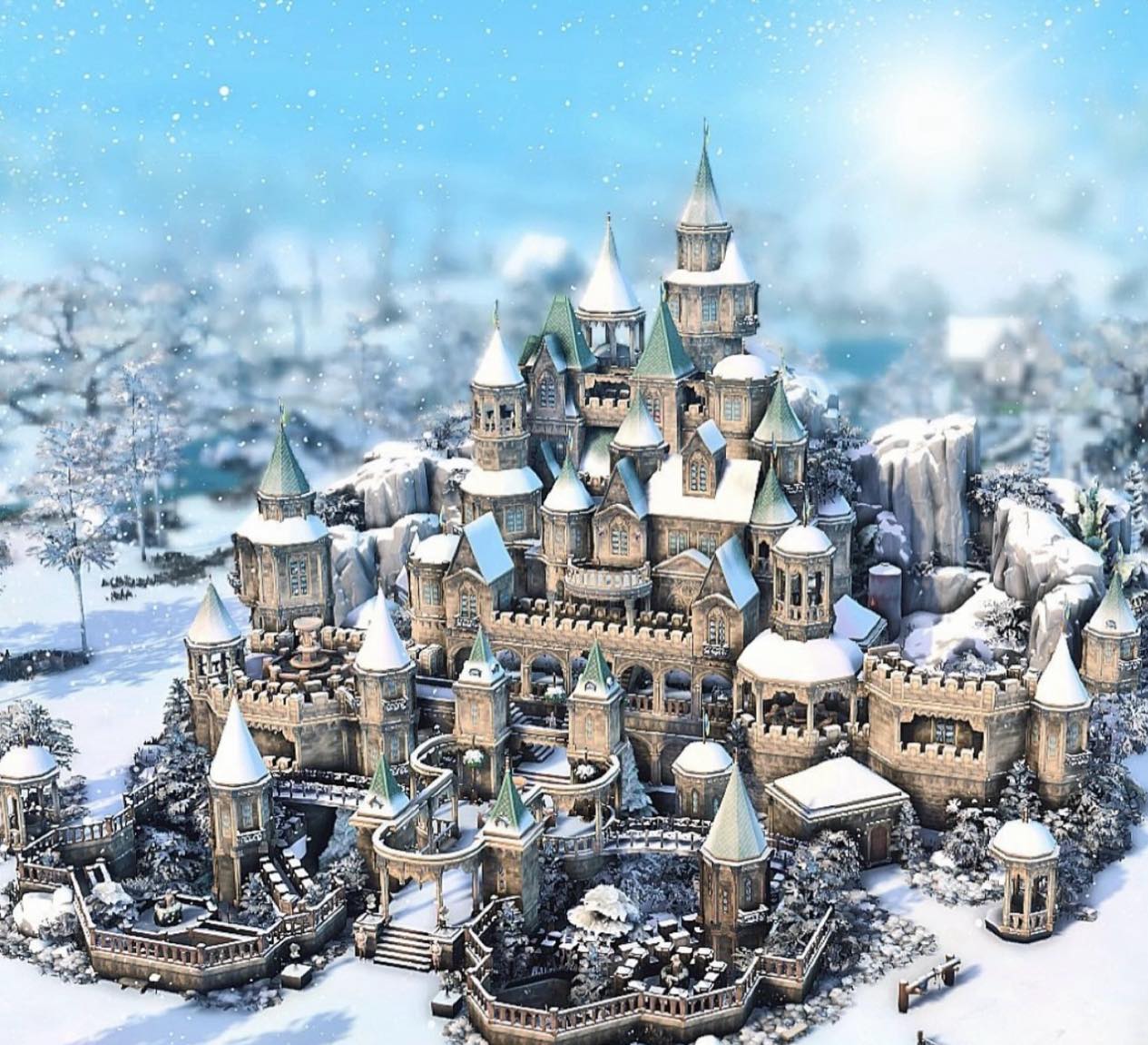 SnootySims: - Woah!!! This castle is stunning and incredible!!! 😍 ...