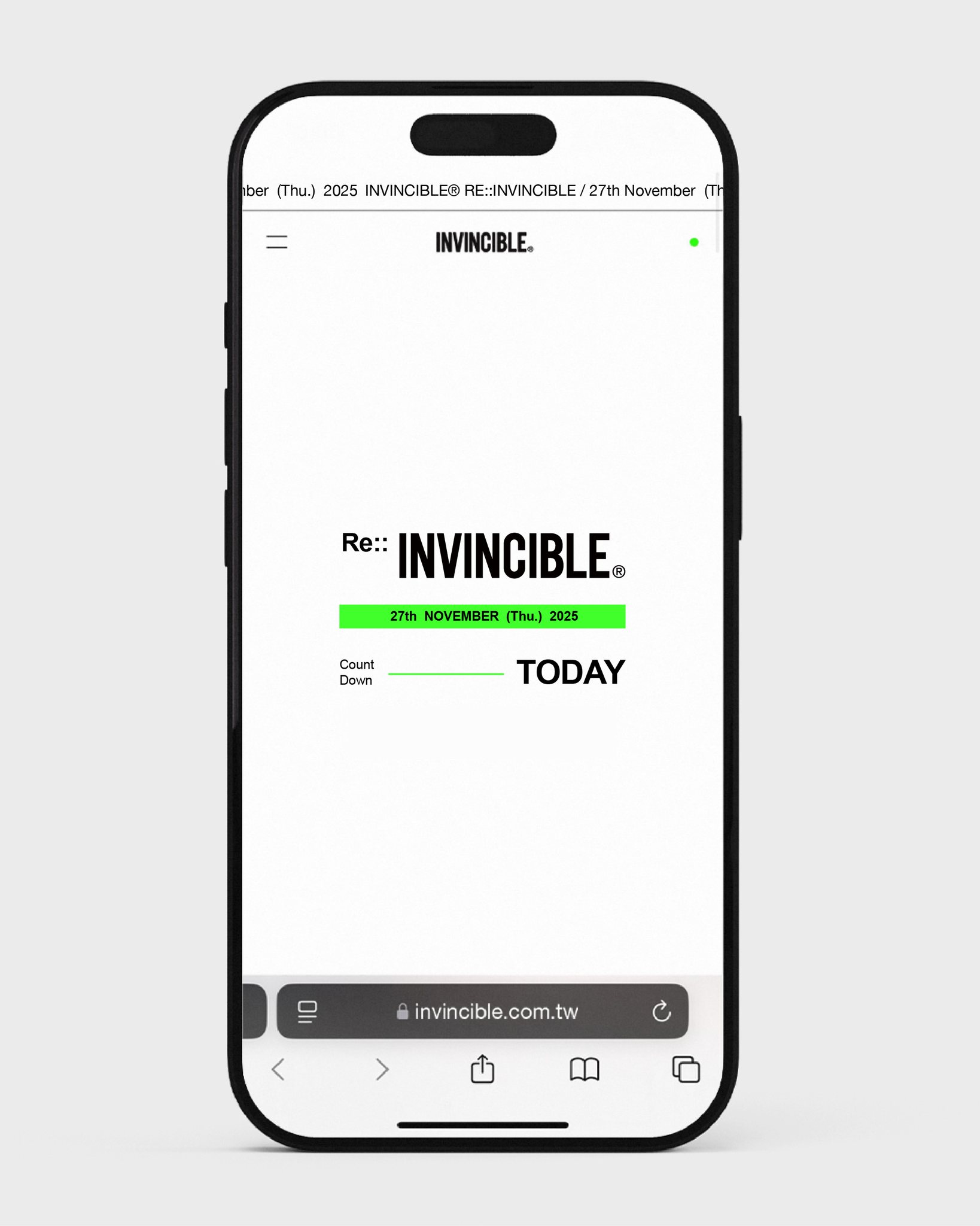 INVINCIBLE - 全新官網現已正式上線 為了提供更流暢的購物體驗，INVINCIBLE 全新官方網站現已正式上線。本次改版整合了 ...