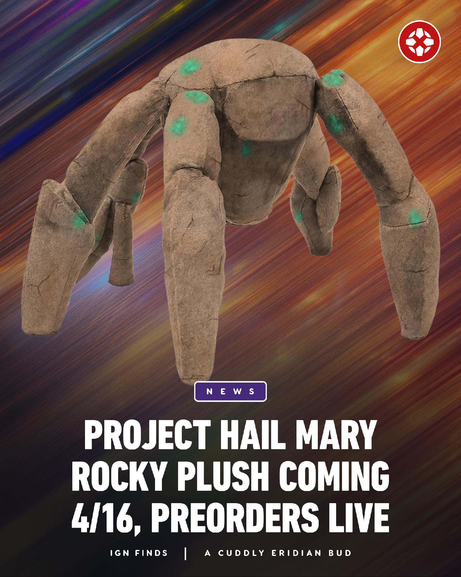 Everyone's favorite Eridian is getting an 8-inch plush courtesy of