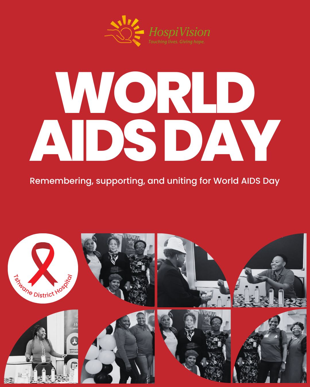 HospiVision - Remembering, supporting, and uniting for World AIDS Day ...