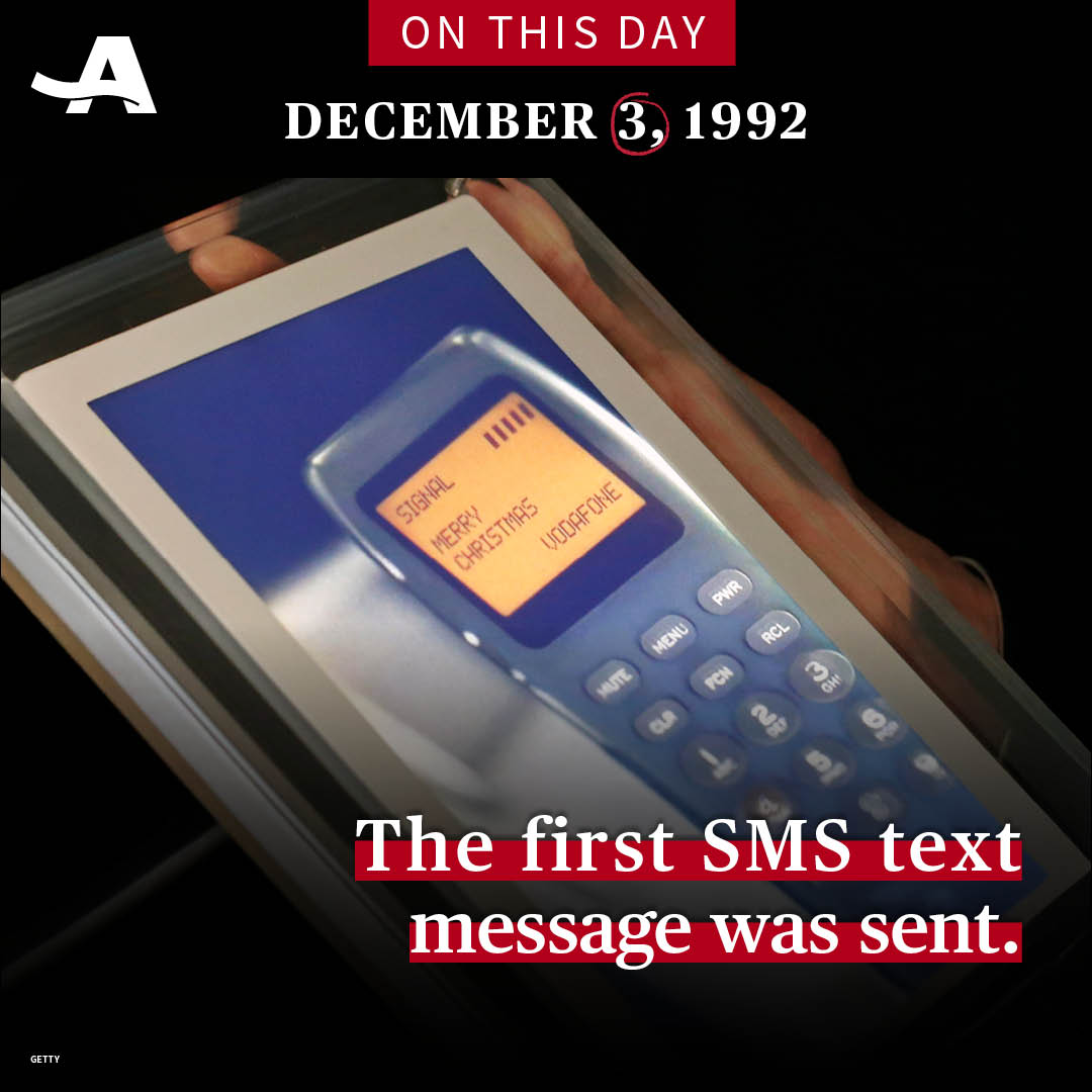 On this day in 1992, British engineer Neil Papworth typed the