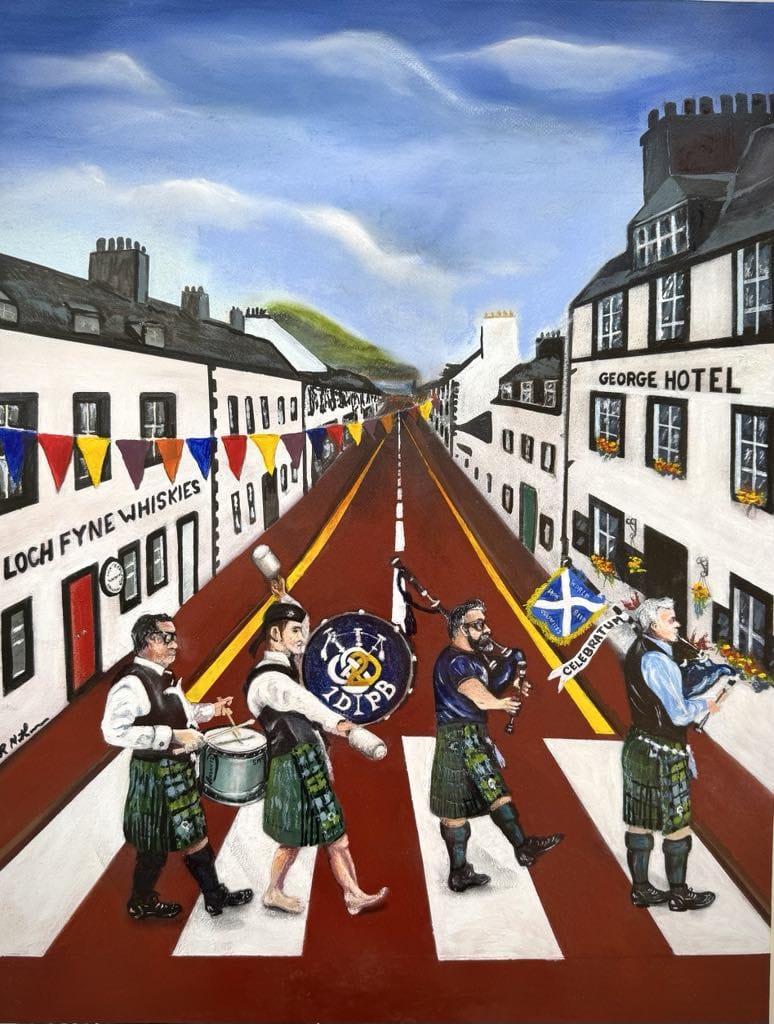 Inveraray - ‘Celebratum' A new original artwork by Robert Mathieson ...