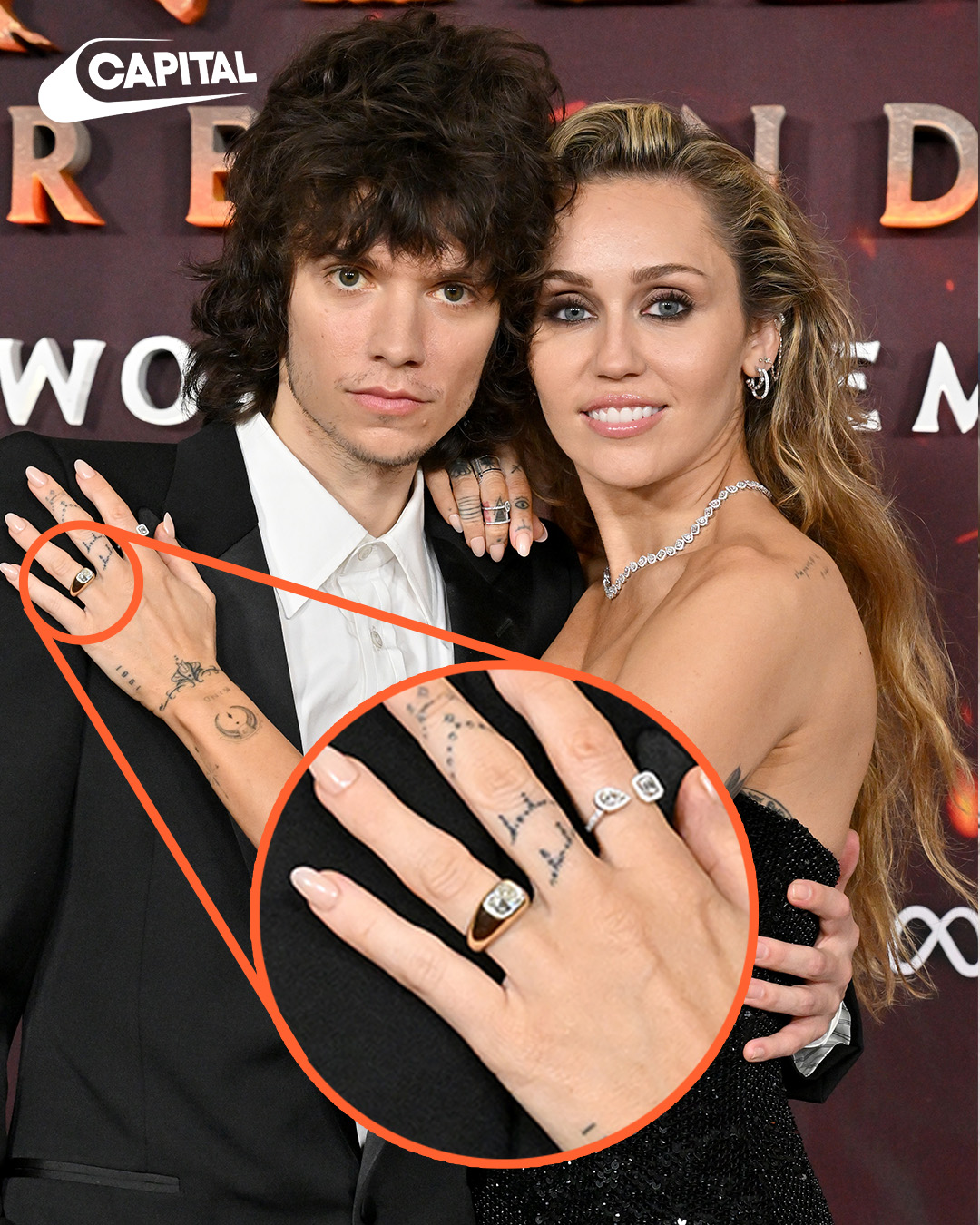 Capital - MILEY CYRUS IS ENGAGED! 💍 After Miley was spotted on the red ...
