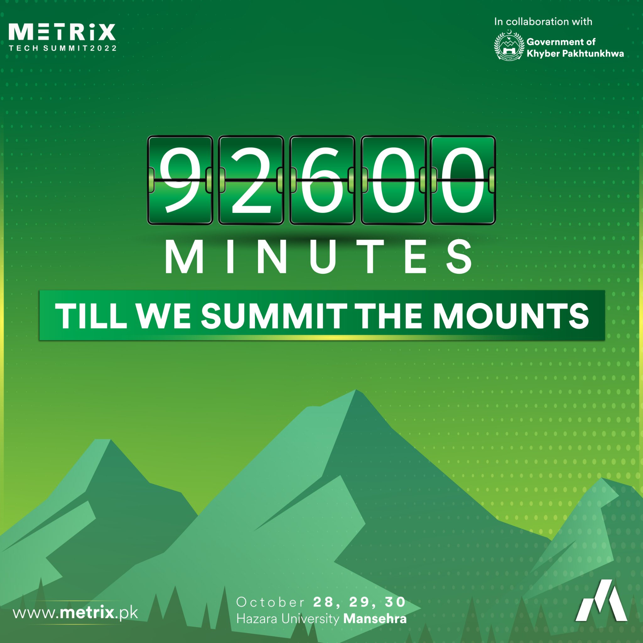 Metrix Pakistan - So the countdown to the biggest tech...