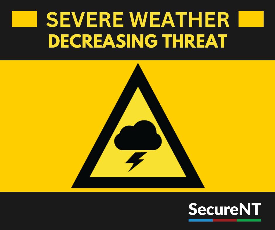 SecureNT - NT EMERGENCY SERVICE MESSAGE: Storm Advice – Decreasing ...