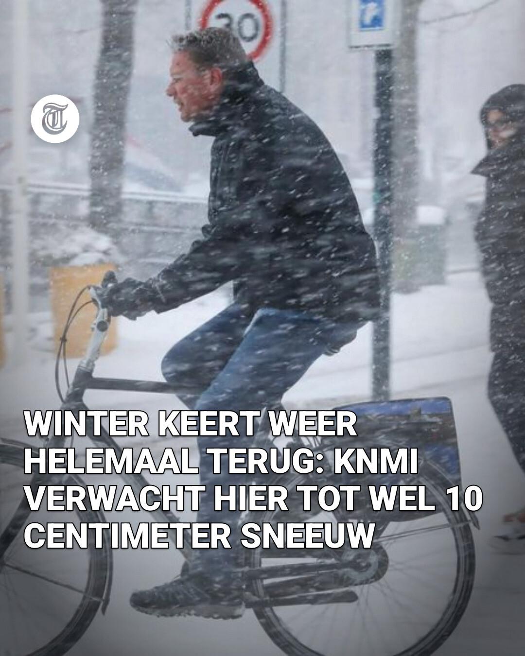 De - De winter keert weer helemaal terug deze week. Vandaag valt er nog ...