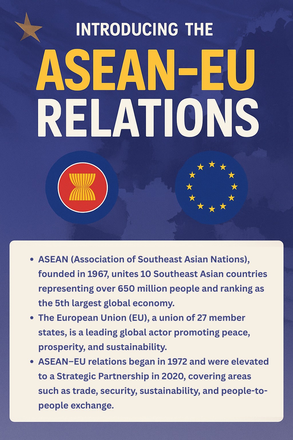 臺灣歐盟中心 - 🌏 ASEAN–EU relations go beyond history and numbers—they ...