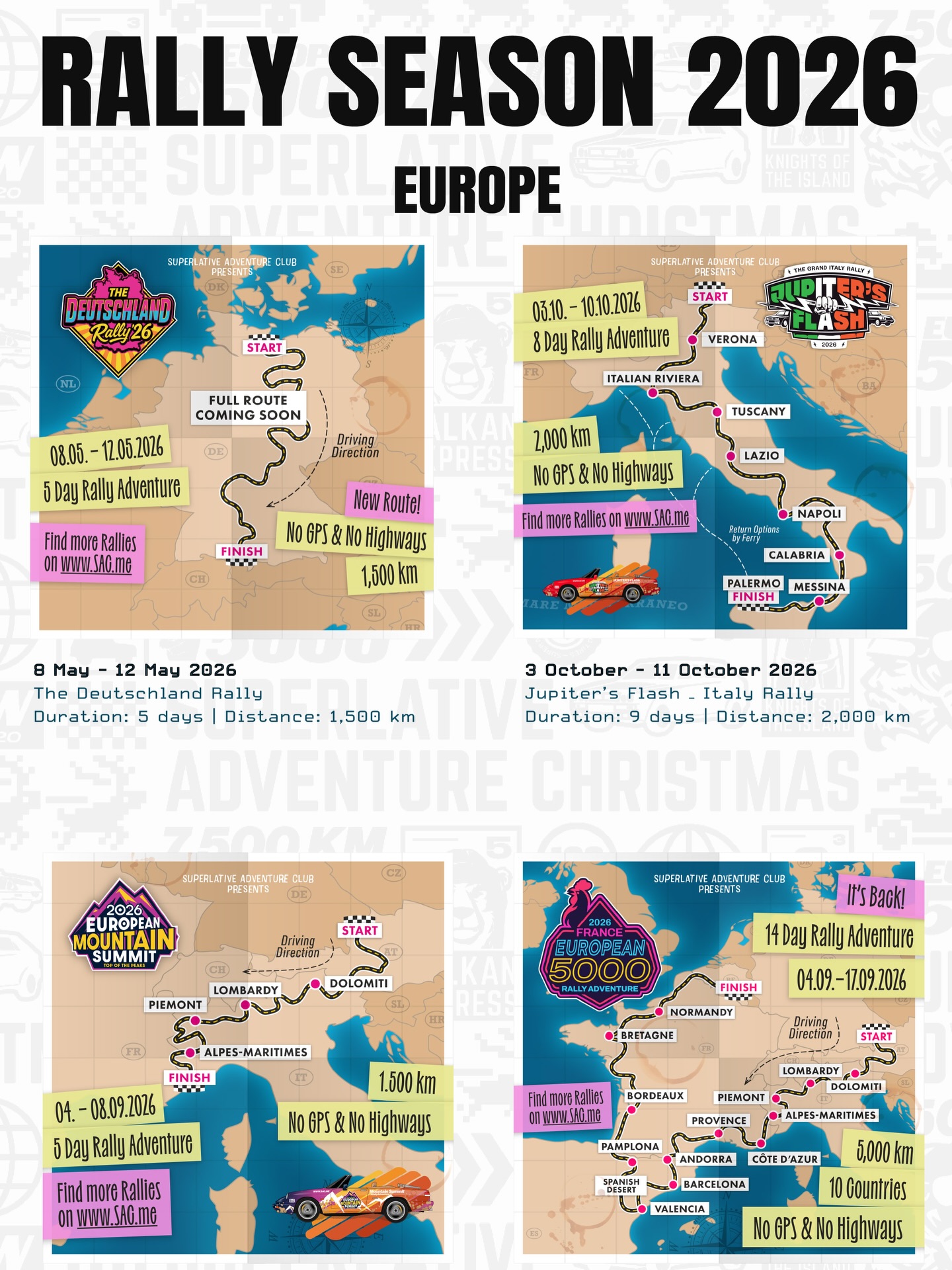Hey rally heroes, are you... - Superlative Adventure Club | Facebook