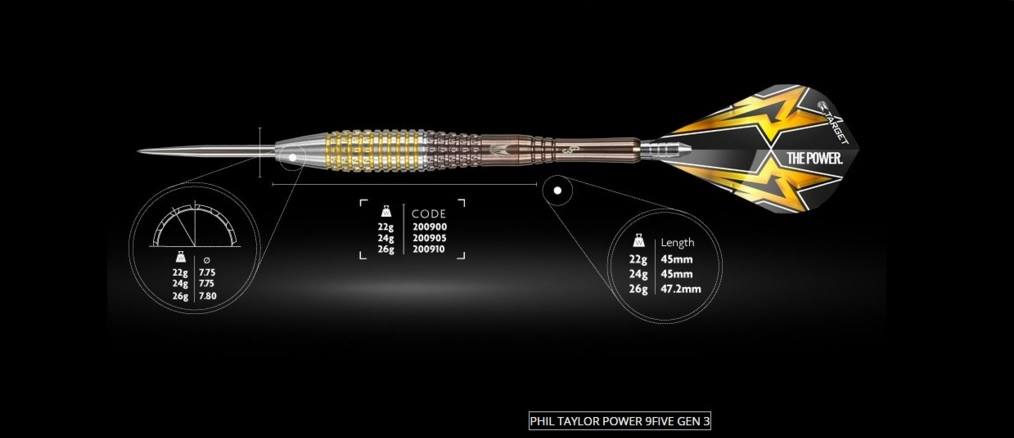 A much requested review of the new Target Phil Taylor Power 9 Five