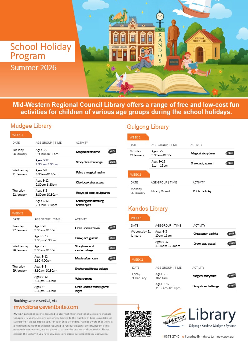 Mid-Western Regional Council Library | Mudgee NSW