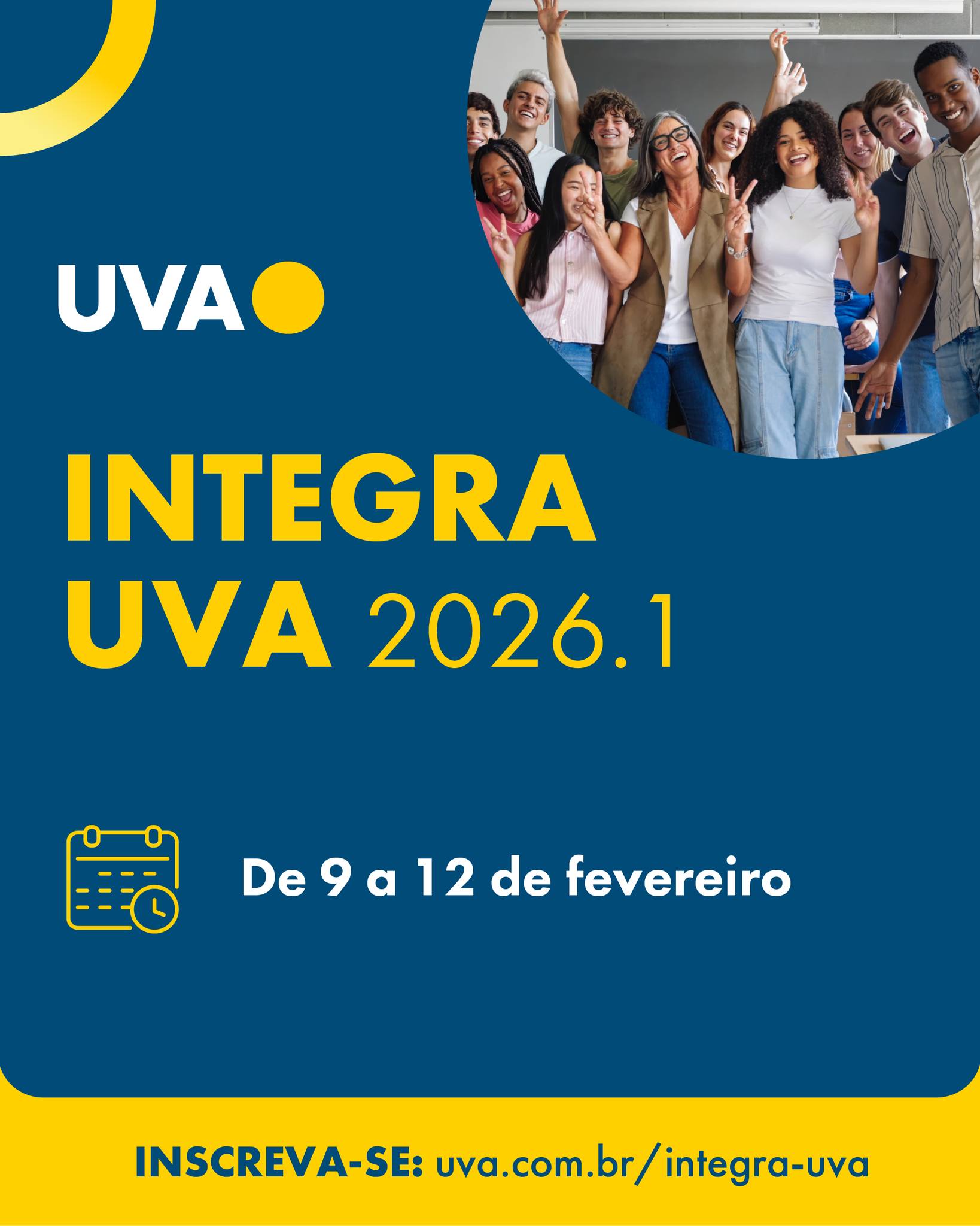 UVA - Save the date! De 9 a 12 de fevereiro, acontece o Integra UVA ...