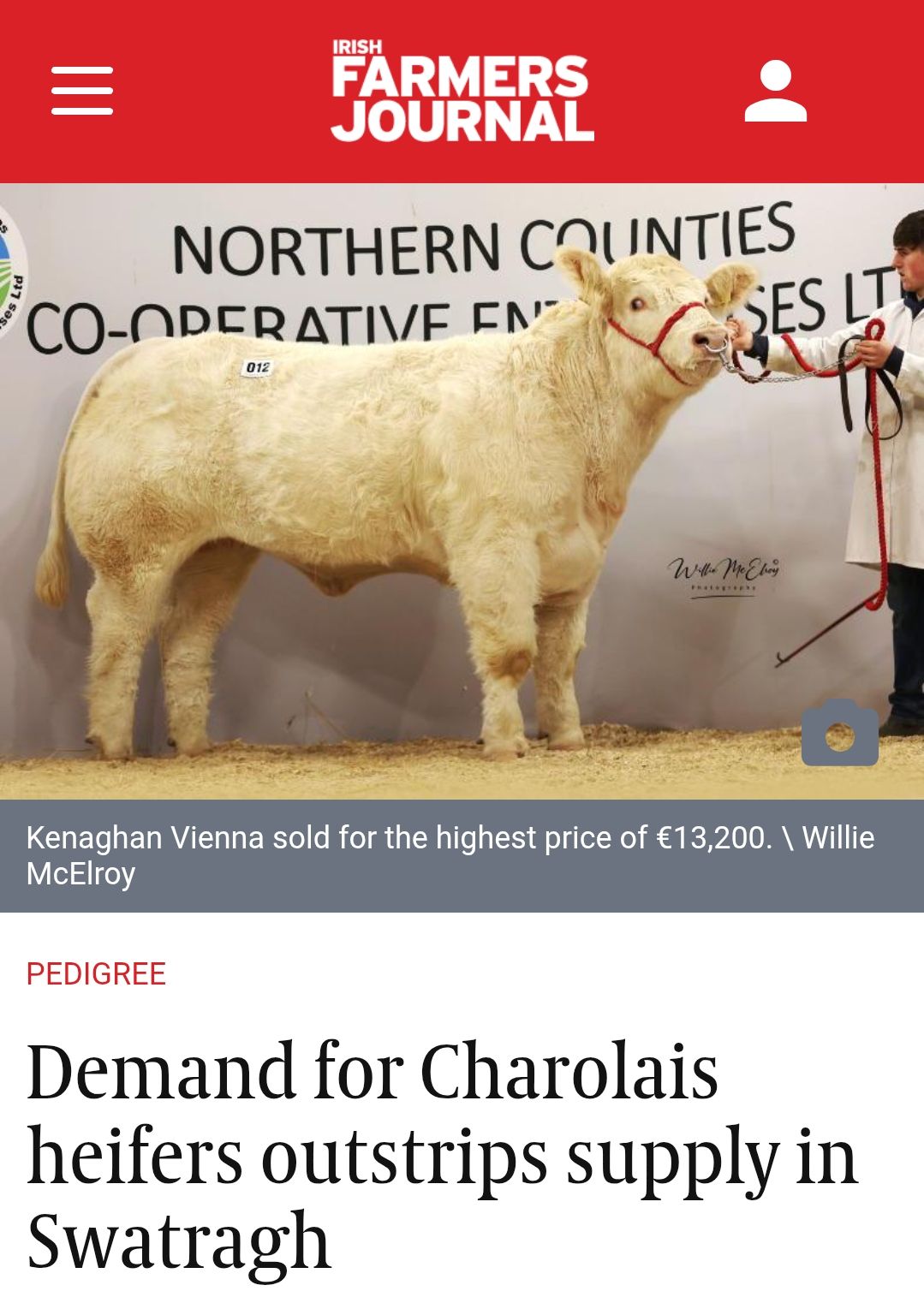 Northern - A great write up in the Irish Farmers Journal from our Elite ...