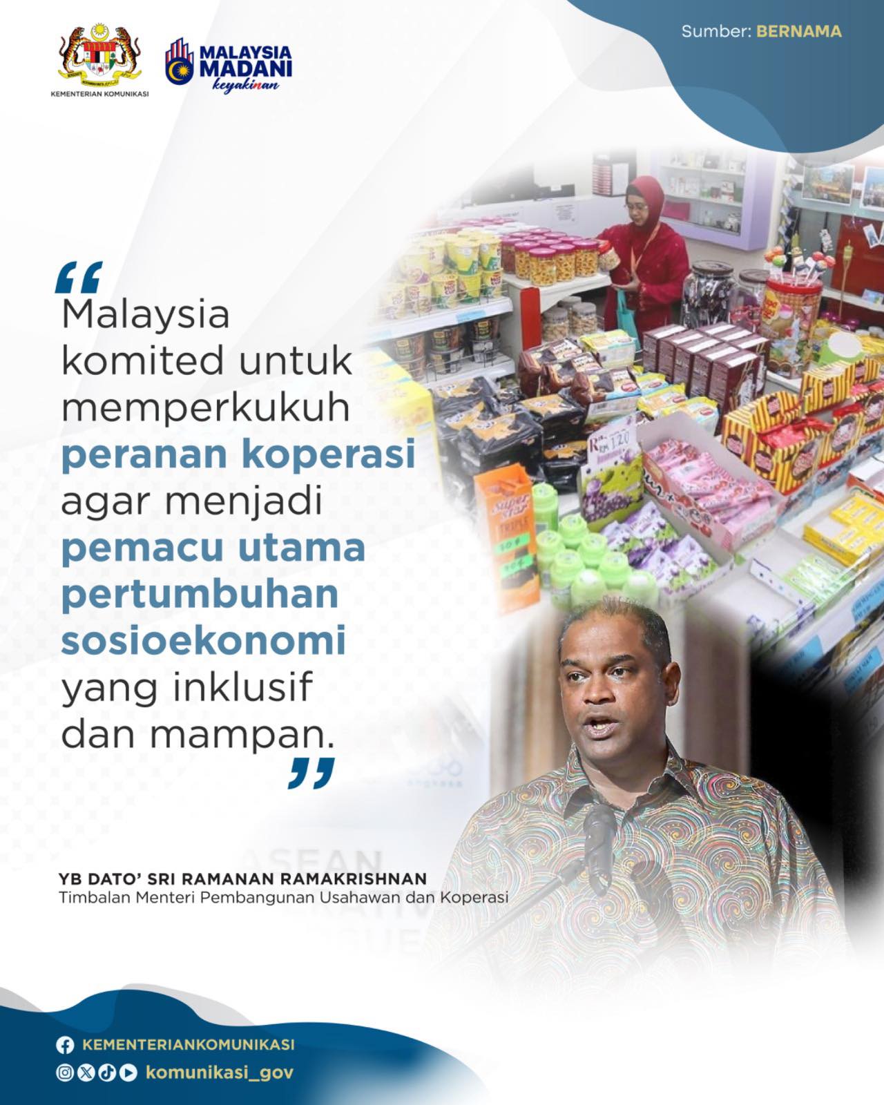 Kementerian - Timbalan Menteri Pembangunan Usahawan dan Koperasi, YB ...