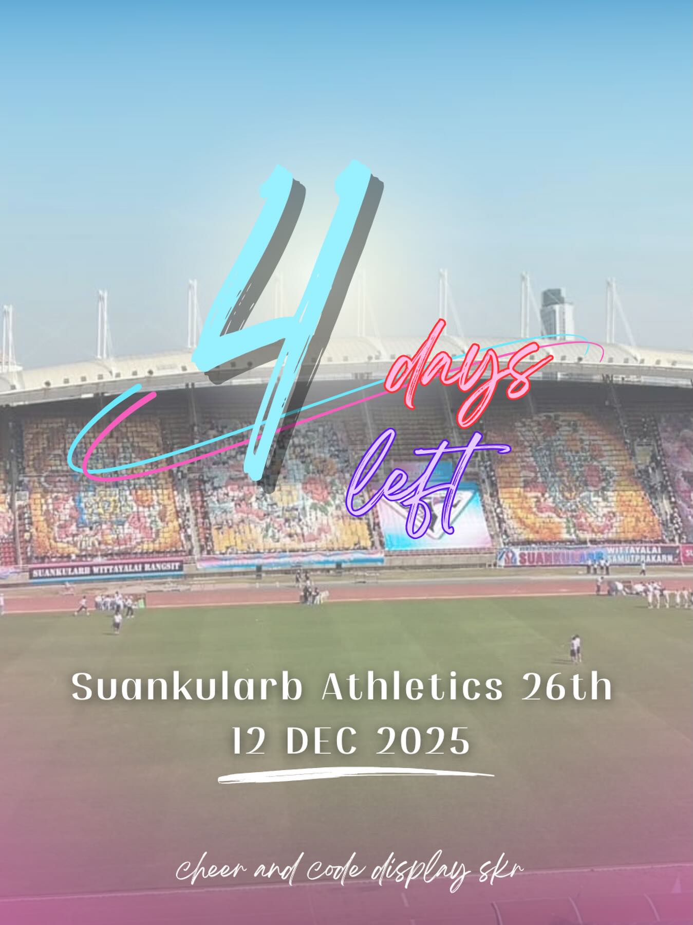 Cheer - 4 DAYS LEFT Suankularb Athletics 26th #cheerskr #กีฑาสวนกุหลาบ ...