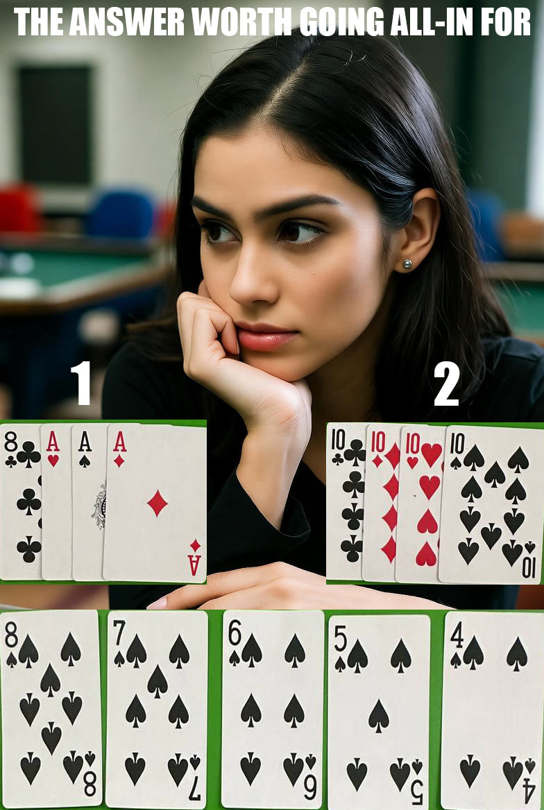 Poker Like - 🎯 BOARD: 8♠ – 7♠ – 6♠ – 5♠ – 4♠ Looks like... | Facebook