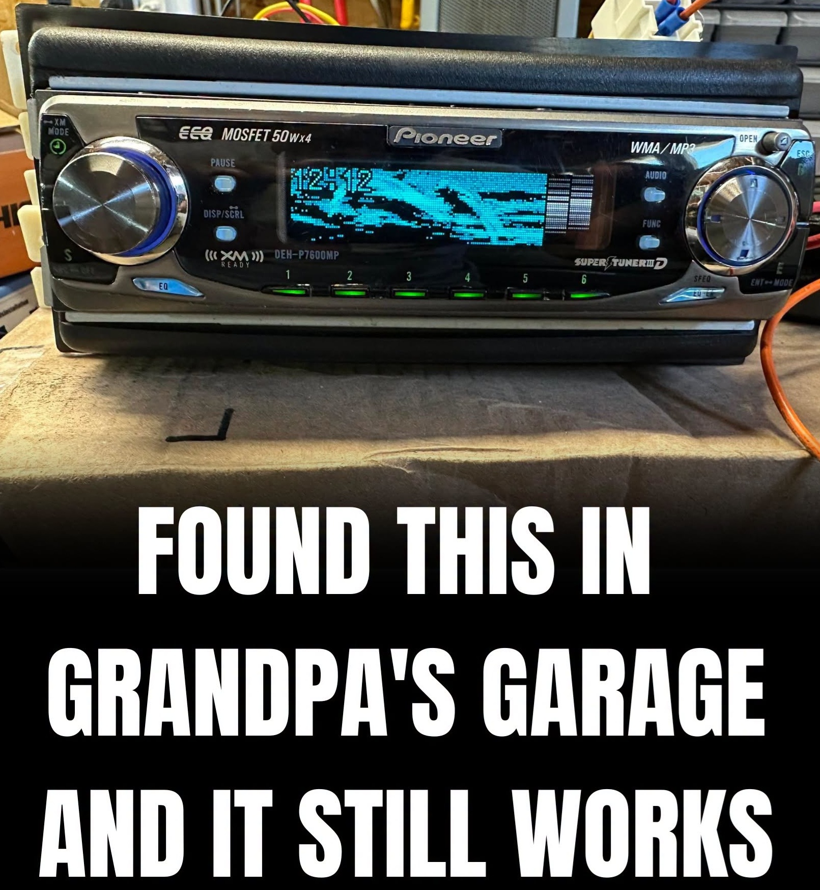 Grandpa never threw anything away. Found this old Pioneer tucked