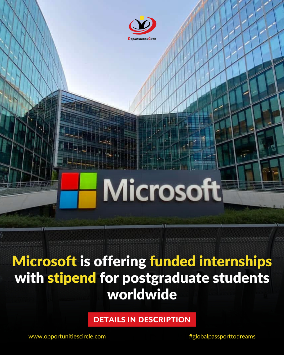 Opportunities - Microsoft Global University Internship 2025 | Funded ...