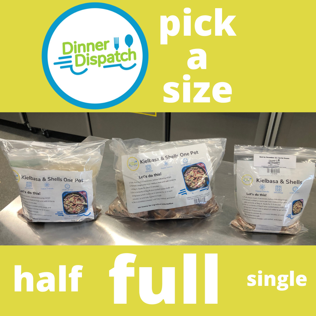 Dinner - What size meal is right for you? We've got three sizes of ...