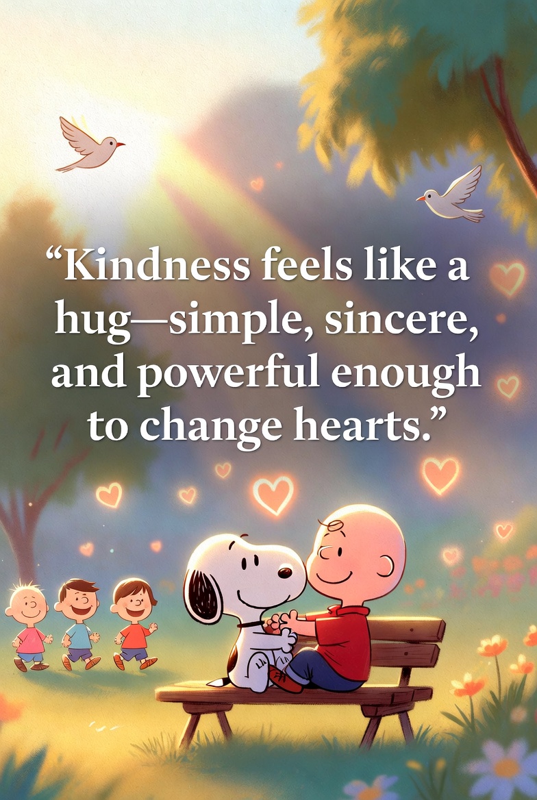 Think - Kindness feels like a hug. | Facebook