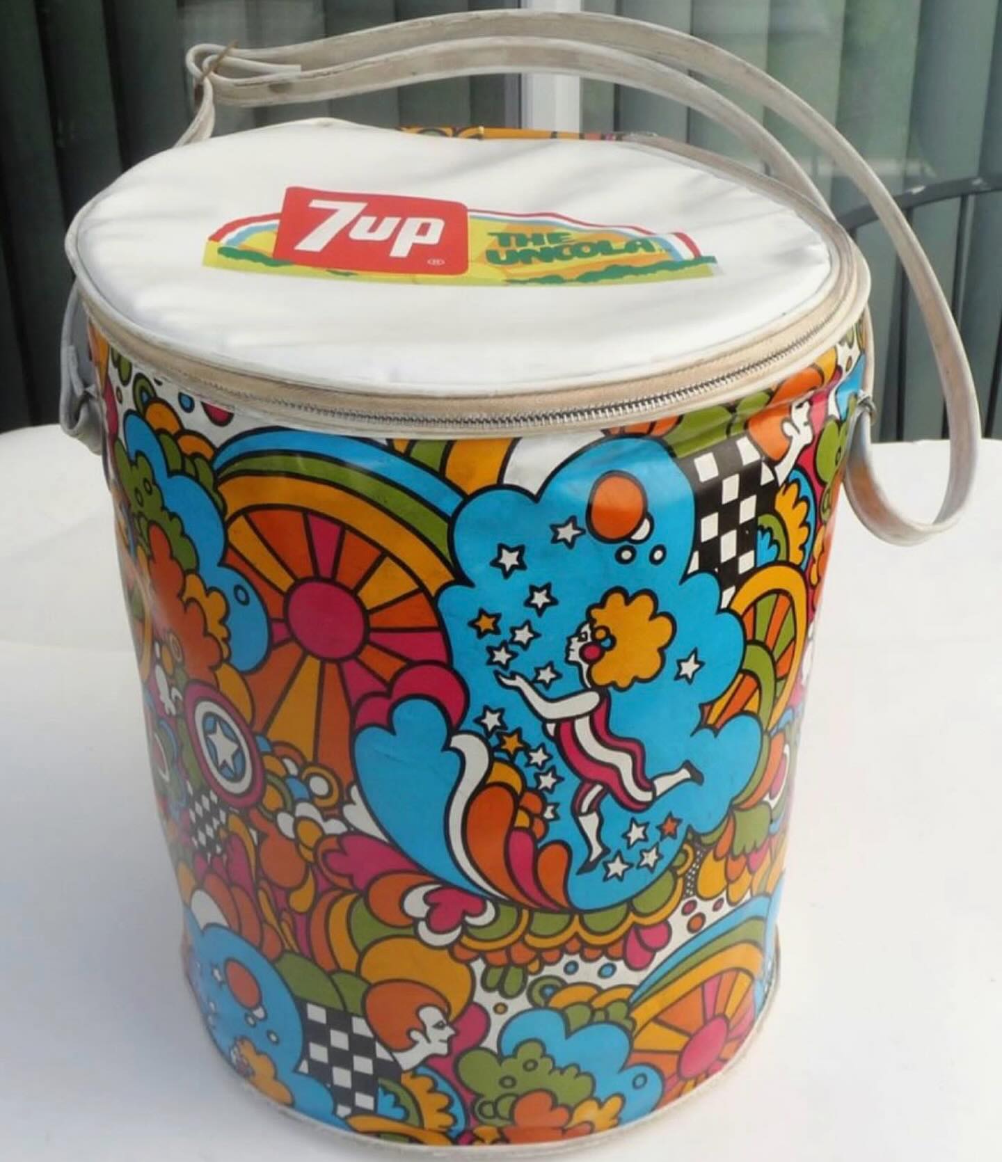 1970s 7UP Insulated Cooler. When you see this, you think of what?