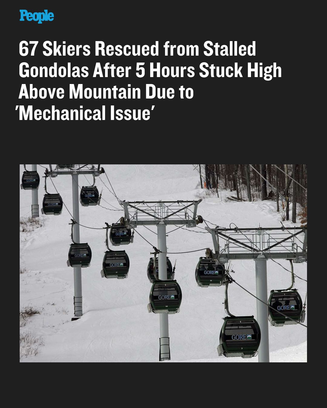 People - 🔗: bit.ly/4agJ4i3 At least 67 people had to be rescued after a ...