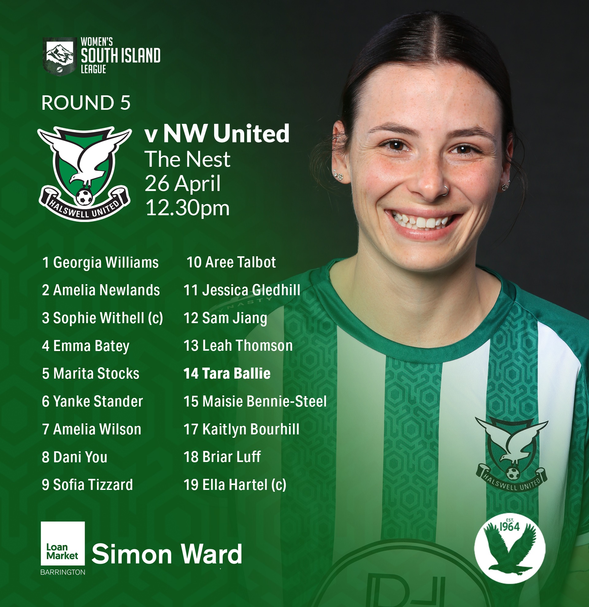 💚🤍💣 LET'S GO HAWKS - The women's 1st... - Halswell United AFC | Facebook