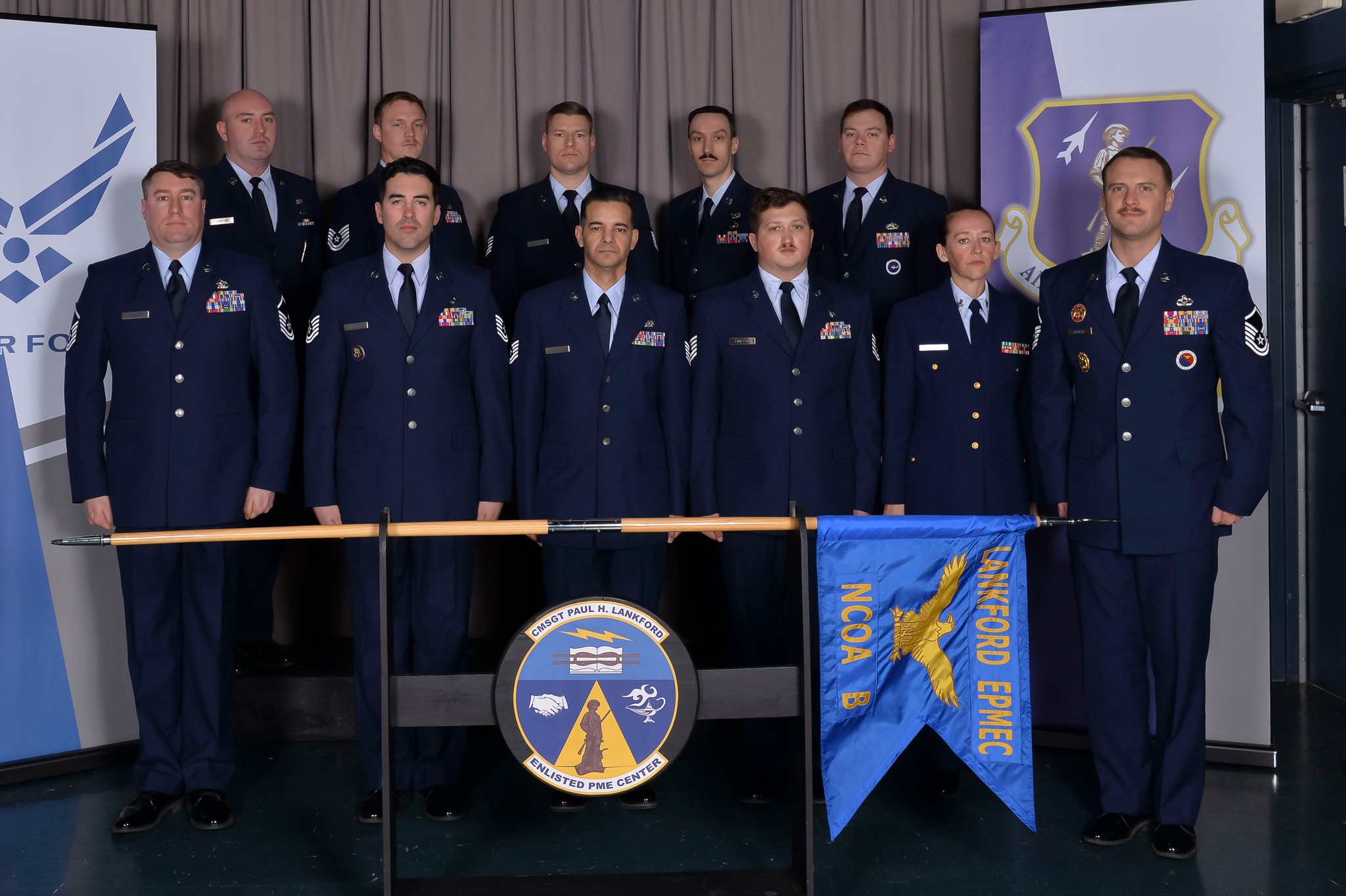 I.G. - U.S. Air Force Airmen undertaking NCO academy in Class 18-3 work ...